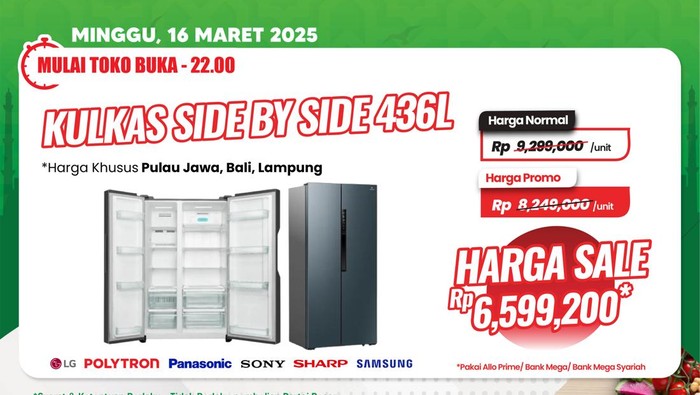 Transmart Full day sale kulkas