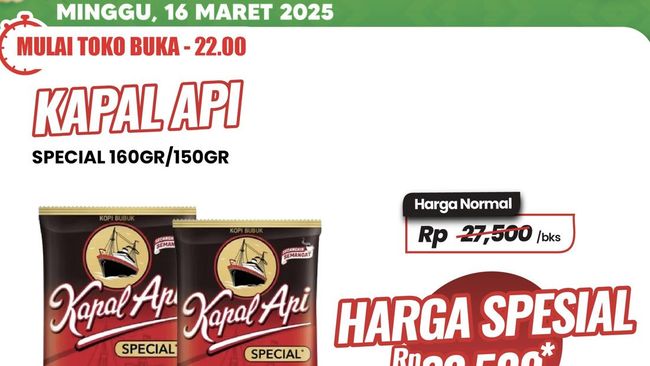 Beli Kopi di Transmart Full Day Sale Pasti Lebih Murah, Tunggu Apa Lagi