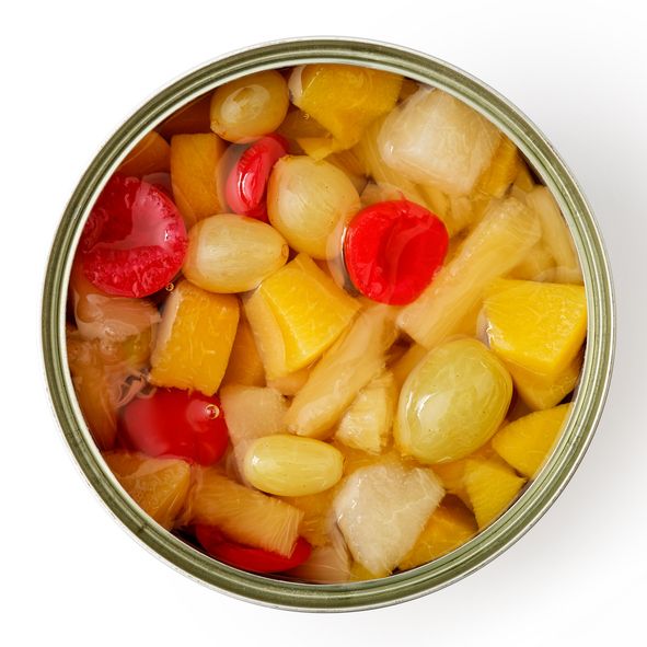 Canned fruit