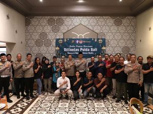 Sinergi Polda Bali dan Awak Media Lewat Buka Puasa Bersama