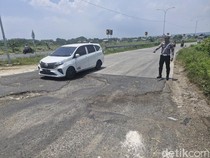 Polisi Mitigasi Jalan Rusak di Pantura Tuban Sebelum Arus Mudik