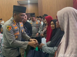 Polresta Sidoarjo Santuni 500 Anak Yatim dan Duafa di Bulan Ramadan