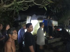 Tinggal Seorang Diri, Rumah Lansia di Karangasem Hangus Terbakar