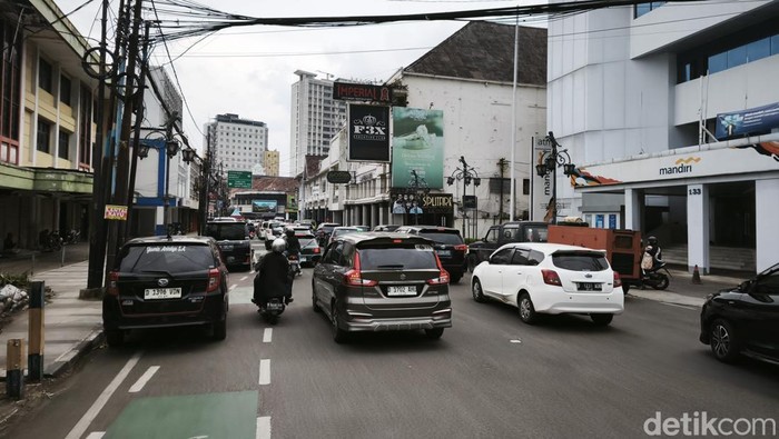 Kondisi jalanan di Kota Bandung