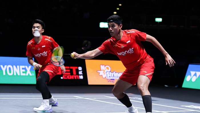 Ganda putra RI Leo Rolly Carnando/Bagas Maulana lolos ke final All England 2025.