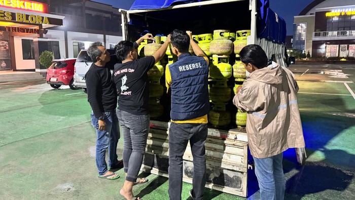 Polisi bongkar penyelundupan ratusan gas melon dari Jatim di Blora, Sabtu (15/3/2025).
