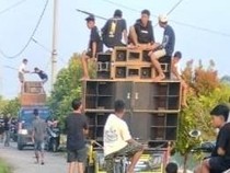 Pikap Sound Horeg di Sidoarjo yang Resahkan Warga Saat Sahur Diamankan