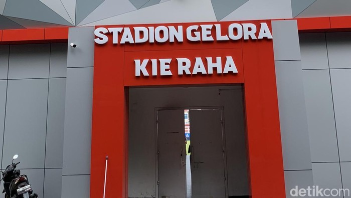 Stadion Gelora Kie Raha Markas Malut United FC.