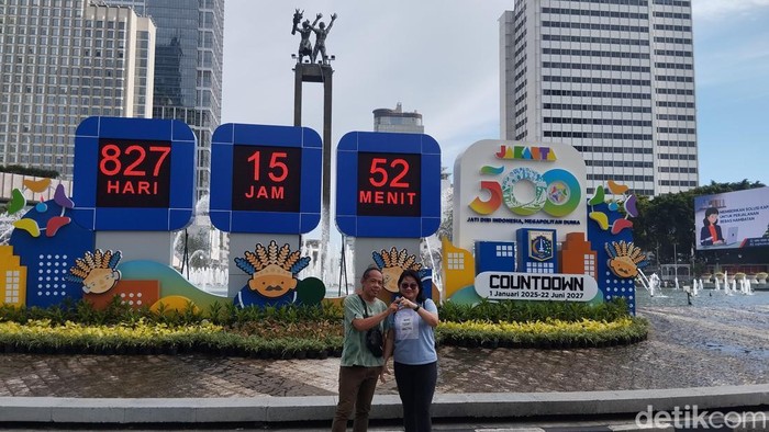 Suasana CFD Jakarta, Minggu (16/3/2025). (Maulana/detikcom)