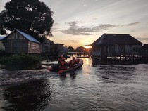 ABK Jukung Dilaporkan Tenggelam, Tim SAR Sisir Sungai Komering