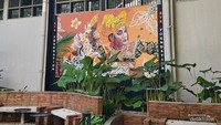 Mural bergaya Bali