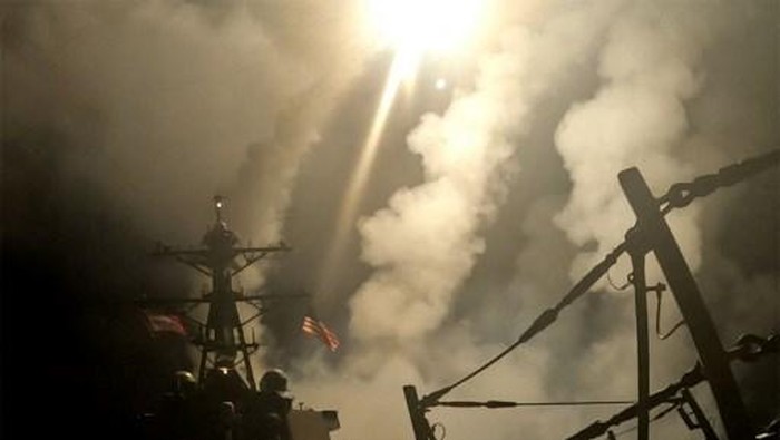 This handout image released by US Central Command (CENTCOM) via X (formerly Twitter) on March 15, 2025 shows CENTCOM forces launching an operation against Huthi targets across Yemen. The first US strikes against Yemens Huthis since President Donald Trump took office in January killed at least 20 people, the rebels said, as Washington warned Iran to stop backing the group. (Photo by US Central Command (CENTCOM) / AFP) / RESTRICTED TO EDITORIAL USE - MANDATORY CREDIT 