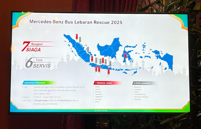 DCVI menggelar program bus Mercedes-Benz Lebaran Rescue 2025