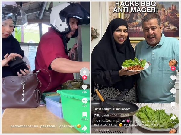 Dilla Jaidi Kompak Berburu Takjil dan Masak Bareng Pak Muh