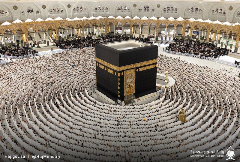 Jemaah di Masjidil Haram pada Ramadan 1446 H, Maret 2025.