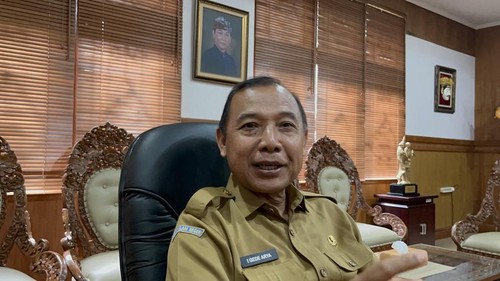 Kadisbud Bali, I Gede Arya Sugiartha, saat ditemui detikBali di kantornya, Senin (17/3/2025). (Rizki Setyo/detikBali)
