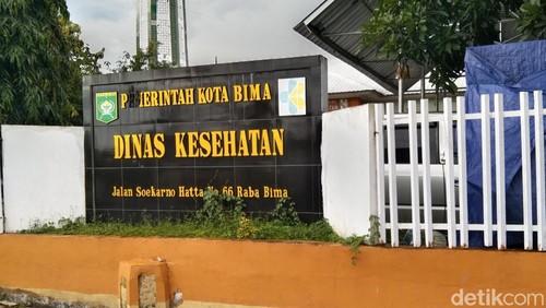 Kantor Dikes Kota Bima, NTB, Sanin (17/3/2025). (Dok. Rafiin/detikBali)