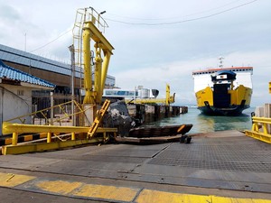 Dermaga Eksekutif Merak Ditutup Sementara Usai Kapal Tabrak Moveable Bridge