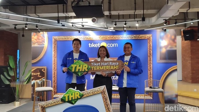 konferensi press tiket.com THR Termeriah