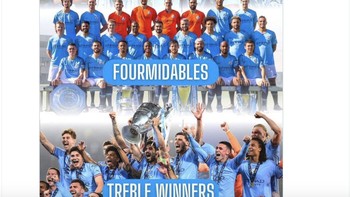 Fans Manchester City pun sesumbar Liverpool belum bisa menyamai prestasi mereka. Foto: X.com