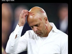 Setelah disingkirkan PSG dari Liga Champions, Liverpool dikalahkan Newcastle United di final Carabao Cup. Sirna pula kans Arne Slot meraih piala di ajang-ajang itu, Foto: dok. Internet/X (Twitter)