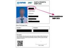 Cara Cek Nomor Pendaftaran SNBP 2025 di Kartu Peserta untuk Cek Kelulusan