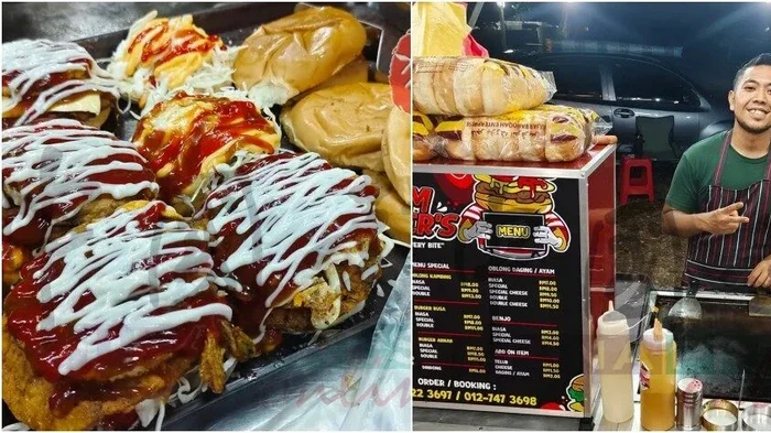 PNS Ini Rela Jualan Burger Kaki Lima hingga Dini Hari demi Beli Rumah