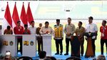 Momen Presiden Prabowo Subianto Resmikan 17 Stadion di Indonesia