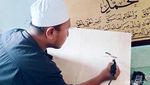 Raup Cuan dari Kaligrafi Lukis Bakar