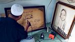 Raup Cuan dari Kaligrafi Lukis Bakar
