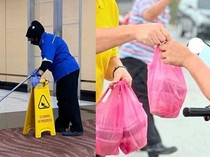 Sering Dapat Sedekah Makanan Basi, Pekerja Kebersihan Ini Trauma