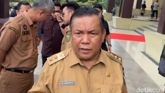 SF Hariyanto saat ditemui di Mapolda Riau (Foto: Dok Raja Adil Siregar)