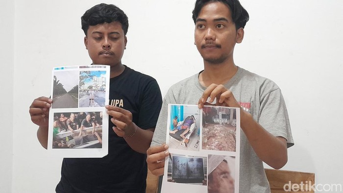 Staf KontraS Sumut membeberkan kronologi hasil investigasi mereka terkait kematian Pandu yang diduga tewas usai ditendang anggota polisi di Asahan (Nizar Aldi/detikSumut)