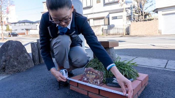 Taman terkecil di dunia di Nagaizumi, Jepang