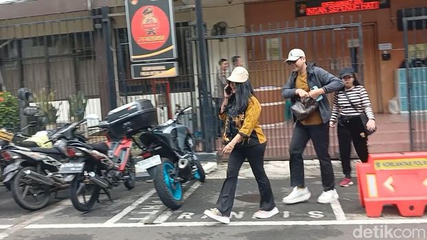 Tessa Mariska saat ditemui di Polda Metro Jaya.