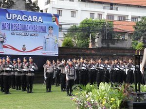 Polda Bali Laksanakan Upacara Hari Kesadaran Nasional