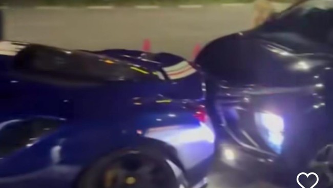 3 Fakta Xpander Tubruk Ferrari di PIK Saat Dini Hari