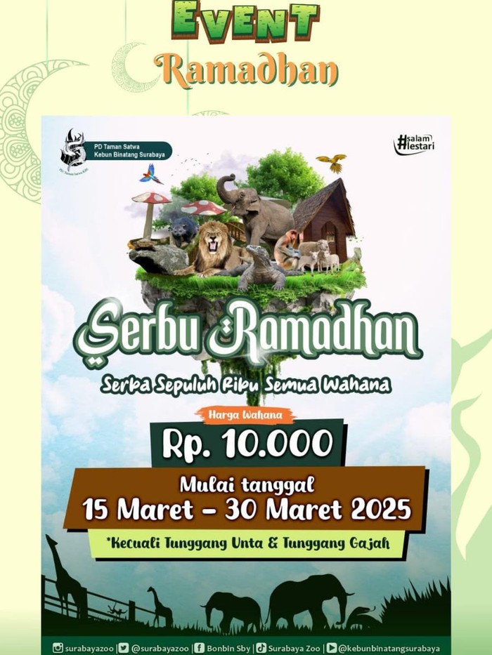 Wahana Serba 10 Ribu Kebun Binatang Surabaya