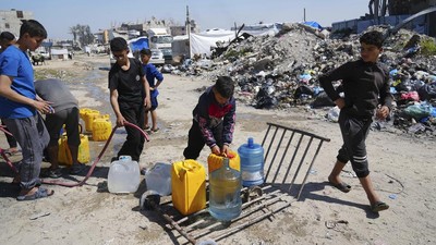 Warga Gaza Masih Krisis Air Bersih