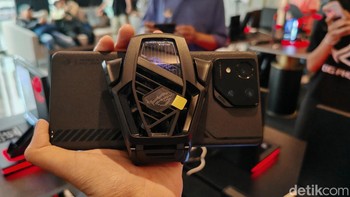 Salah satunya adalah pendingin AeroActive Cooler X Pro dengan kipas yang lebih besar. Foto: Virgina Maulita Putri/detikINET