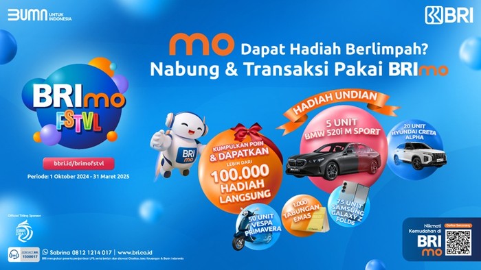BRImo FSTVL Hadirkan Ratusan Ribu Hadiah, Ini Cara Kumpulkan Poin dan Kupon Undiannya