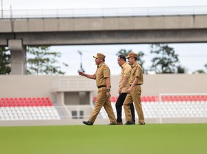 Stadion Bumi Sriwijaya Selesai Direnovasi, Herman Deru: Jadi Remaja Kembali