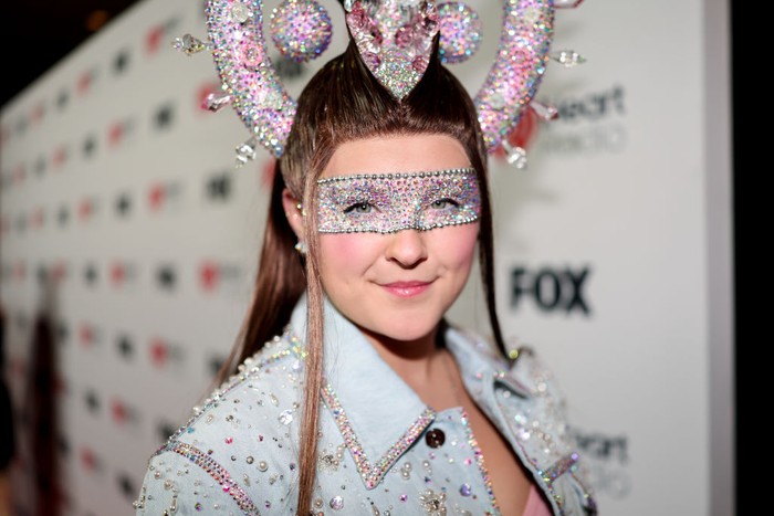 Jojo Siwa at the 2025 iHeartRadio Music Awards held at the Dolby Theatre on March 17, 2025 in Los Angeles, California. (Photo by Christopher Polk/Variety via Getty Images)