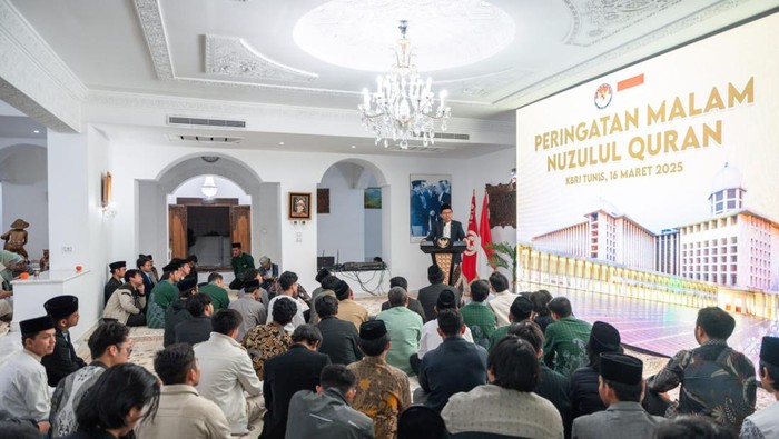 KBRI untuk Tunisia menggelar peringatan malam Nuzulul Quran