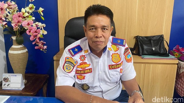 Kepala Dinas Perhubungan Kabupaten Karangasem Tjokorda Surya Darma. (Foto: I Wayan Selamat Juniasa/detikBali)