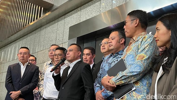 Kunjungan DPR ke BEI, Selasa (18/3/2025). (Anggi Muliawati/detikcom).