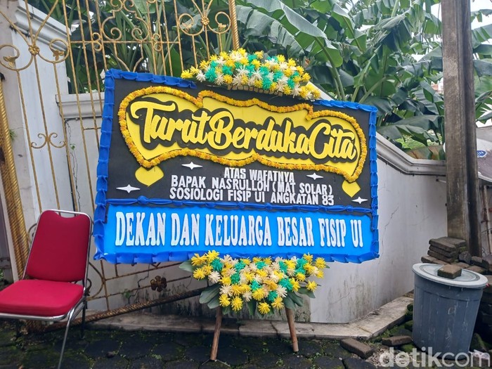 Suasana rumah duka Mat Solar.