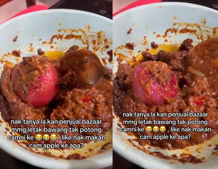 Niat Beli Rendang Daging, Wanita Ini Malah Dapat Rendang Bawang