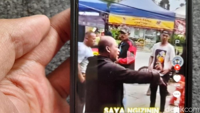 Oknum anggota ormas yang intimidasi pedagang di Cimahi