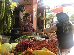 Harga Sembako di Pasar Kahayan Palangkaraya Stabil Jelang Lebaran 2025